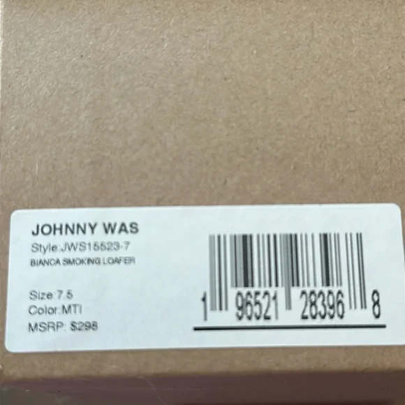 Johnny Was Bianca smocking Loafers 7.5 - Picture 6 of 7